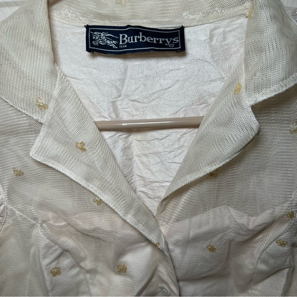 Burberry VINTAGE sleeveless top size 6 vest - Picture 3 of 5